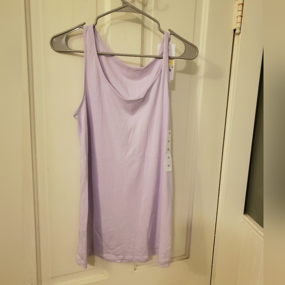 Isabel Lavender Sleeveless Tank Top